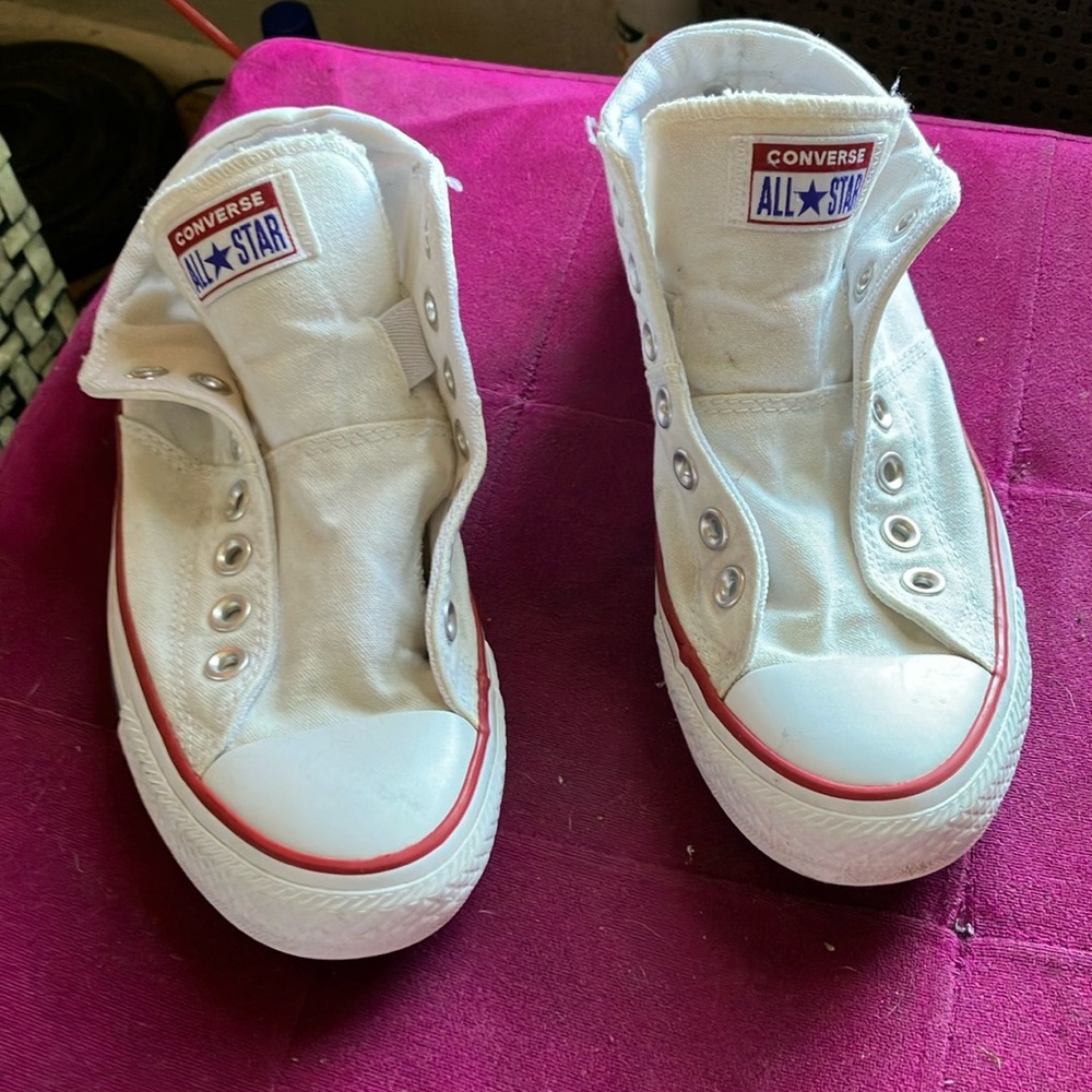 White converse again, like brand new